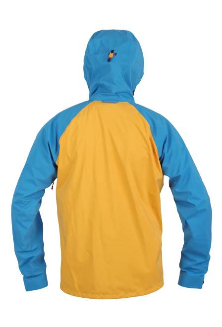 Fotogalerie Wasserdichte Herren-Hardshelljacke DEAMON mango/ocean