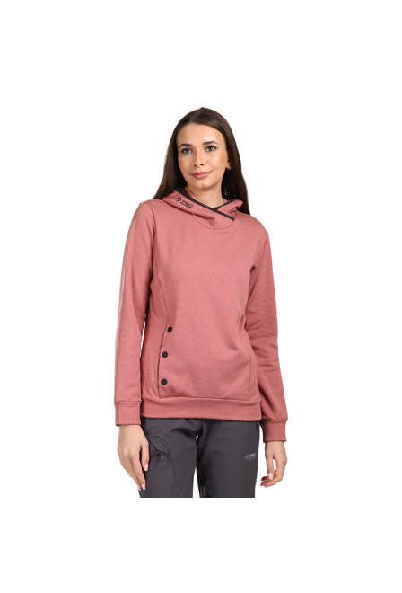 Fotogalerie Damen-Outdoorsweatshirt HOODIE TECH LADY coral