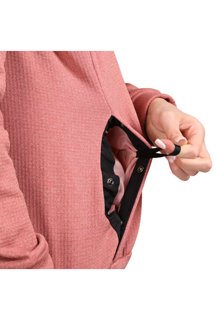 Fotogalerie Damen-Outdoorsweatshirt HOODIE TECH LADY coral