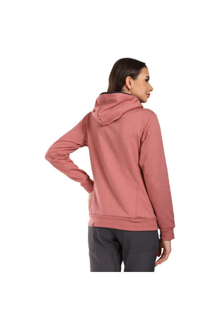 Fotogalerie Damen-Outdoorsweatshirt HOODIE TECH LADY coral