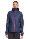 Fotogalerie Wasserdichte und ultraleichte Damen-Hardshelljacke CYCLONE LADY navy/orchid