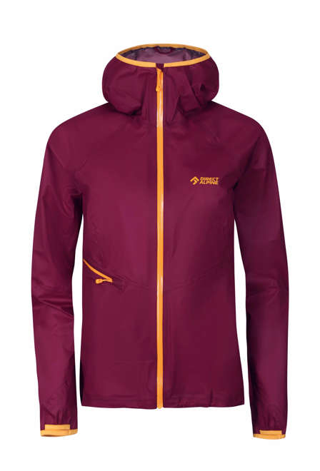 Fotogalerie Wasserdichte und ultraleichte Damen-Hardshelljacke CYCLONE LADY cherry/mango