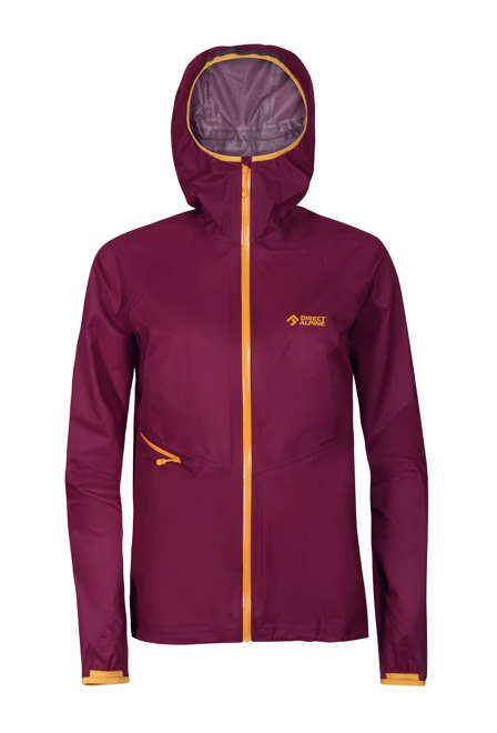 Fotogalerie Wasserdichte und ultraleichte Damen-Hardshelljacke CYCLONE LADY cherry/mango