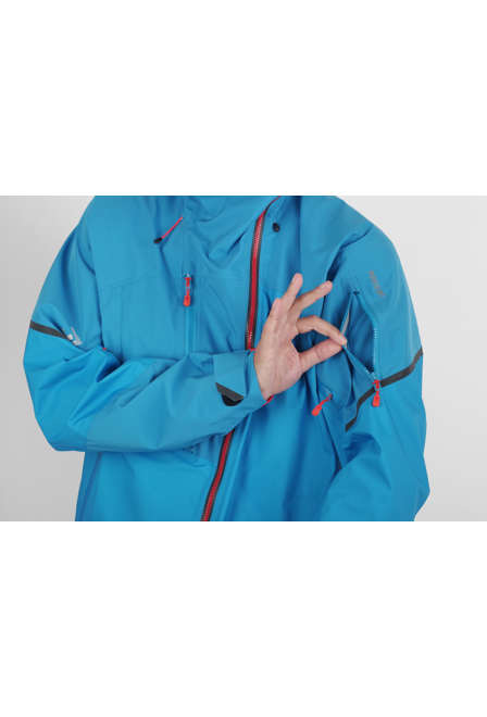 Fotogalerie Herren-Hardshelljacke GUIDE ocean/brick