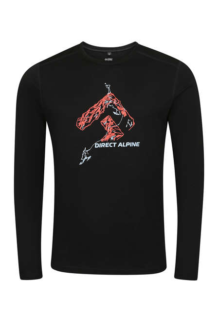 Fotogalerie Herren Merino-Shirt FURRY LONG black (Rock way)