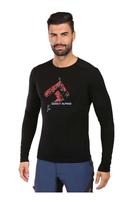 Fotogalerie Herren Merino-Shirt FURRY LONG black (Rock way)