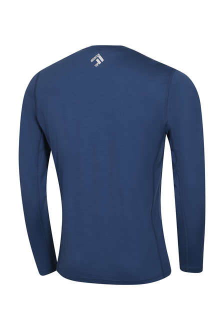 Fotogalerie Herren Merino-Shirt FURRY LONG navy (Rock way)