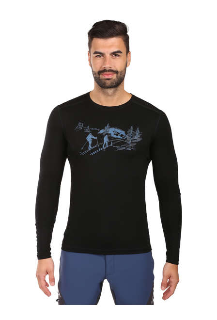 Fotogalerie Herren Merino-Shirt FURRY LONG black (Northbound)