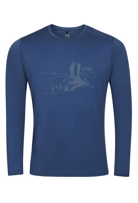 Fotogalerie Herren Merino-Shirt FURRY LONG navy (Northbound)