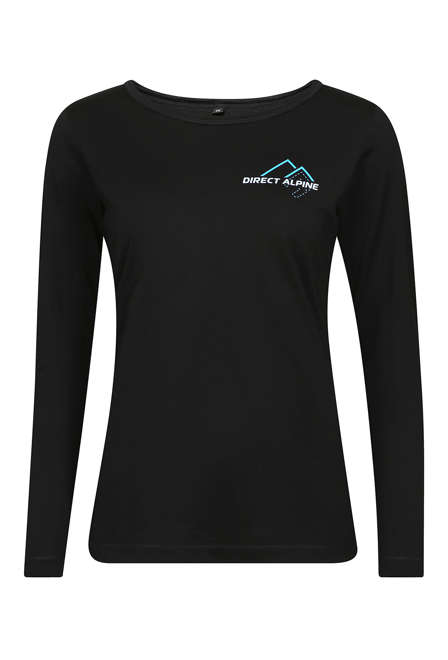 Fotogalerie Damen-Funktionsshirt aus Merino FURRY LADY black (Simple lines)
