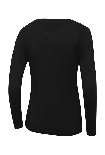 Fotogalerie Damen-Funktionsshirt aus Merino FURRY LADY black (Simple lines)