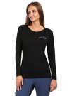 Fotogalerie Damen-Funktionsshirt aus Merino FURRY LADY black (Simple lines)