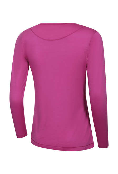 Fotogalerie Damen-Funktionsshirt aus Merino FURRY LADY orchid (Simple lines)