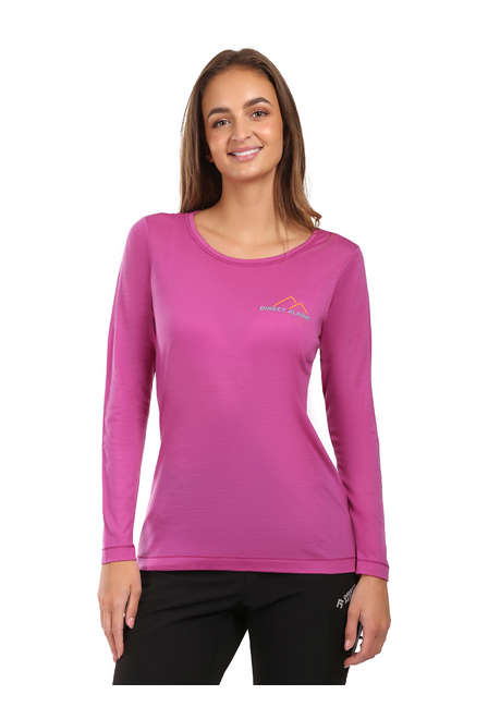 Fotogalerie Damen-Funktionsshirt aus Merino FURRY LADY orchid (Simple lines)