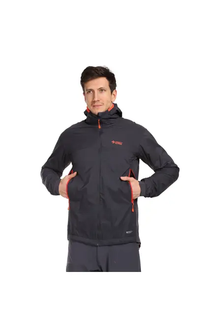 Fotogalerie Winddichte Herren-Thermojacke ALPHA JACKET anthracite/brick