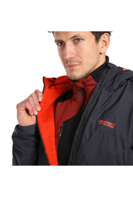 Fotogalerie Winddichte Herren-Thermojacke ALPHA JACKET navy/anthracite