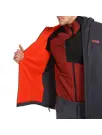 Fotogalerie Winddichte Herren-Thermojacke ALPHA JACKET anthracite/brick