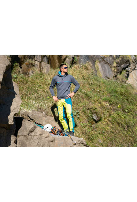 Fotogalerie Herren-Kletternhose JOSHUA TOP anthracite/lime