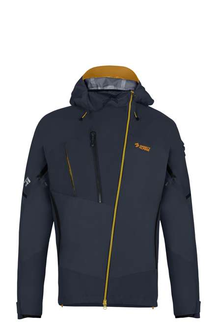 Fotogalerie Herren-Hardshelljacke GUIDE anthracite/mango