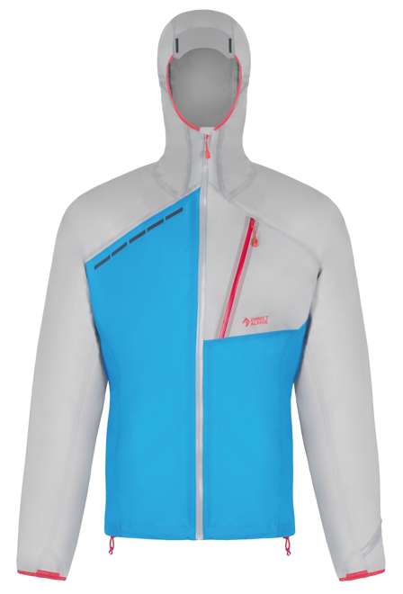 Fotogalerie Wasserdichte Herren-Hardshelljacke  CYCLONE ocean/grey