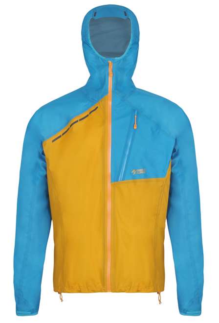 Fotogalerie Wasserdichte Herren-Hardshelljacke  CYCLONE mango/ocean