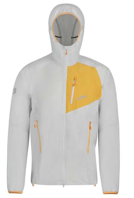 Fotogalerie Herren-Outdoorjacke DRU LIGHT grey/mango