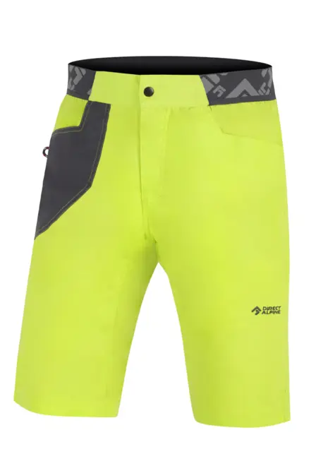 Fotogalerie Herren-Klettershorts CAMPUS SHORTS lime/anthracite