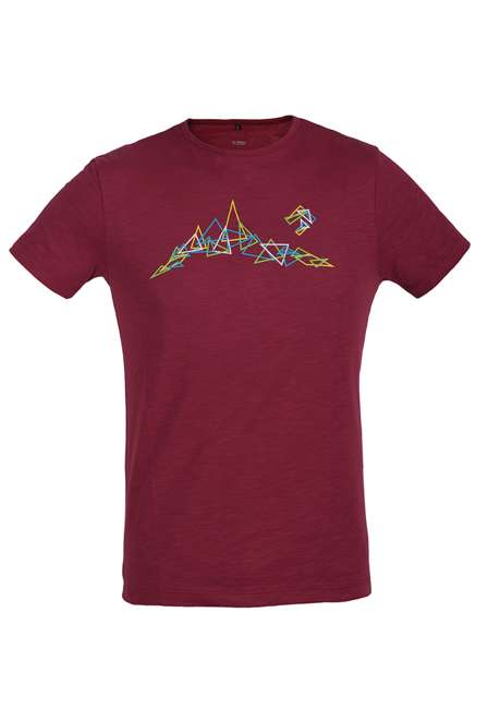Fotogalerie Herren-Baumwollshirt BOSCO palisander (Triangles)