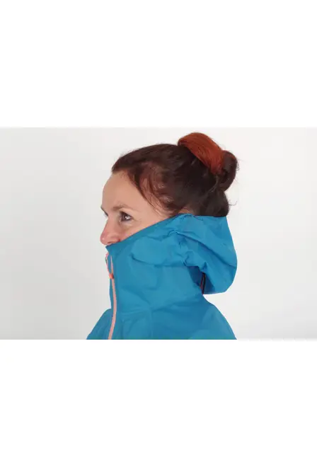 Fotogalerie Wasserdichte und ultraleichte Damen-Hardshelljacke CYCLONE LADY CYCLONE ocean/coral