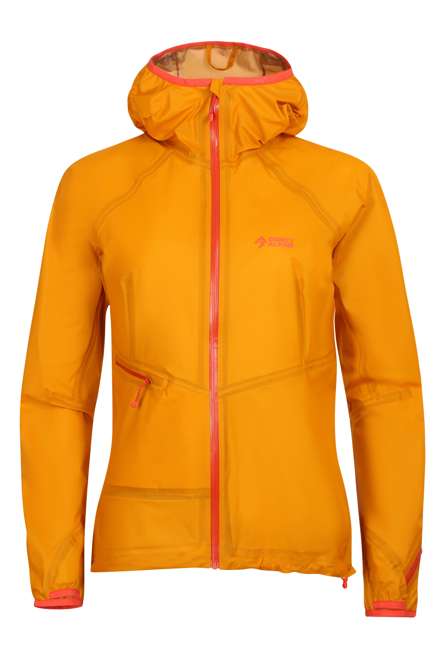 Fotogalerie Wasserdichte und ultraleichte Damen-Hardshelljacke CYCLONE LADY CYCLONE mango/brick
