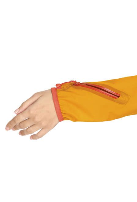 Fotogalerie Wasserdichte und ultraleichte Damen-Hardshelljacke CYCLONE LADY CYCLONE mango/brick