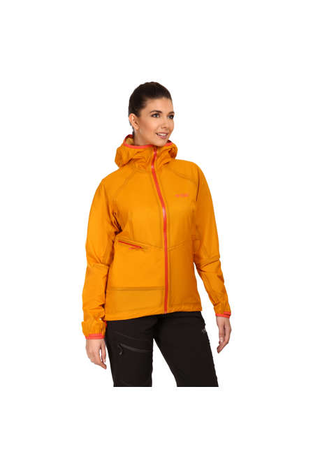 Fotogalerie Wasserdichte und ultraleichte Damen-Hardshelljacke CYCLONE LADY CYCLONE mango/brick