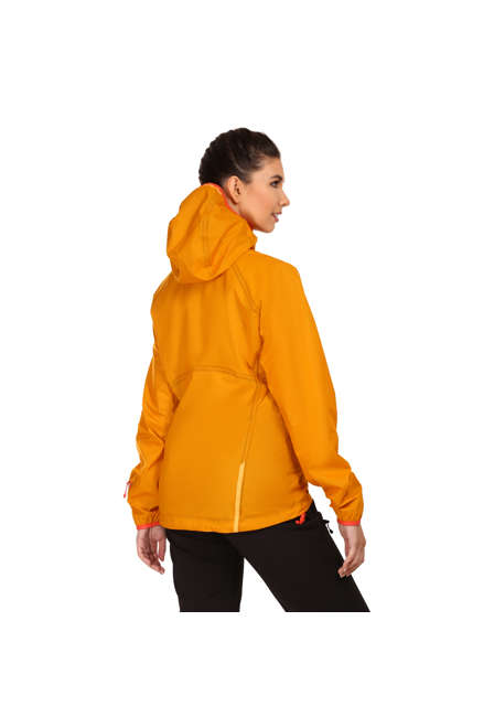 Fotogalerie Wasserdichte und ultraleichte Damen-Hardshelljacke CYCLONE LADY CYCLONE mango/brick