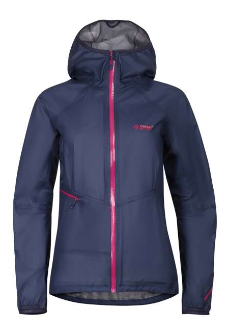 Fotogalerie Wasserdichte und ultraleichte Damen-Hardshelljacke CYCLONE LADY CYCLONE navy/orchid