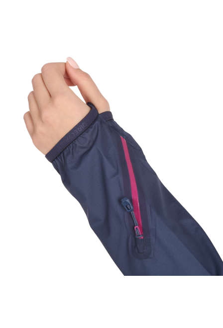 Fotogalerie Wasserdichte und ultraleichte Damen-Hardshelljacke CYCLONE LADY CYCLONE navy/orchid