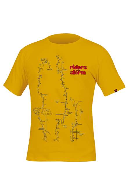 Fotogalerie Herren-Baumwollshirt FLASH camel/petrol (Riders)