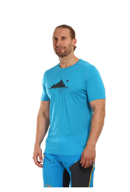 Fotogalerie Herrenshirt aus Merino FURRY ocean (Glacial lake)
