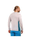 Fotogalerie Herren Merino-Shirt  FURRY LONG emerald/grey (Glacial lake)