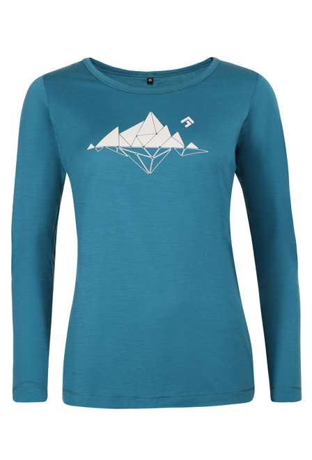 Fotogalerie Damen-Merinoshirt  FURRY LONG LADY emerald (Glacial lake)