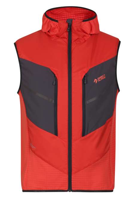 Fotogalerie Herren Outdoorweste ALPHA VEST brick/anthracite