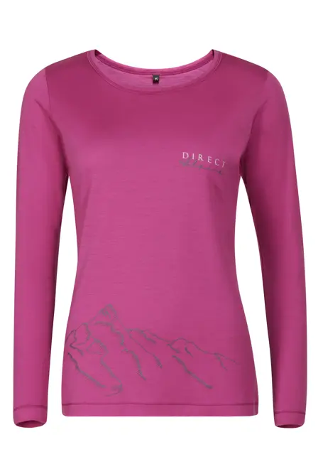 Fotogalerie Damen-Merinoshirt  FURRY LONG LADY orchid (Hillside)