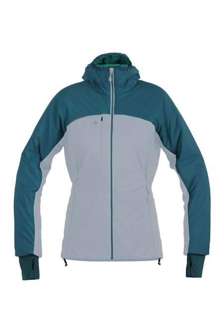 Fotogalerie Damen-Daunenjacke UNIQ LADY emerald/grey