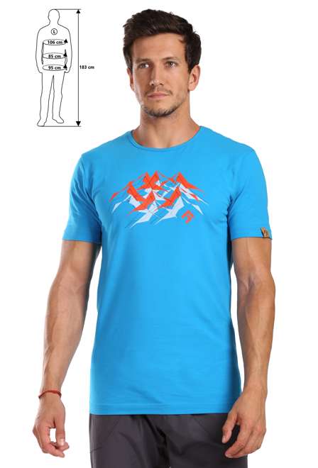 Fotogalerie Herren-Baumwollshirt FLASH ocean (Mountains)