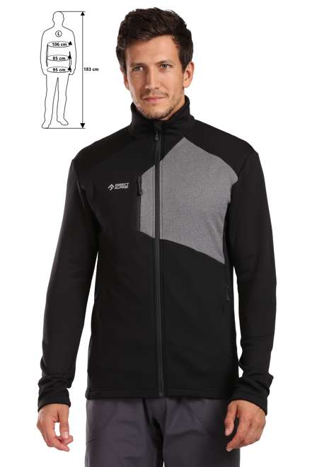 Fotogalerie Herren-Sportsweatshirt  MALLET black/anthracite