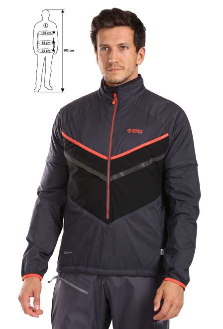Fotogalerie Herren-Daunenjacke PEAK anthracite/black