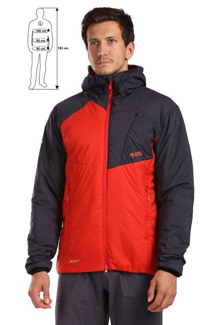 Fotogalerie Herren-Daunenjacke UNIQ brick/anthracite