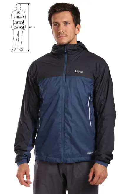 Fotogalerie Winddichte Herren-Thermojacke ALPHA JACKET navy/anthracite