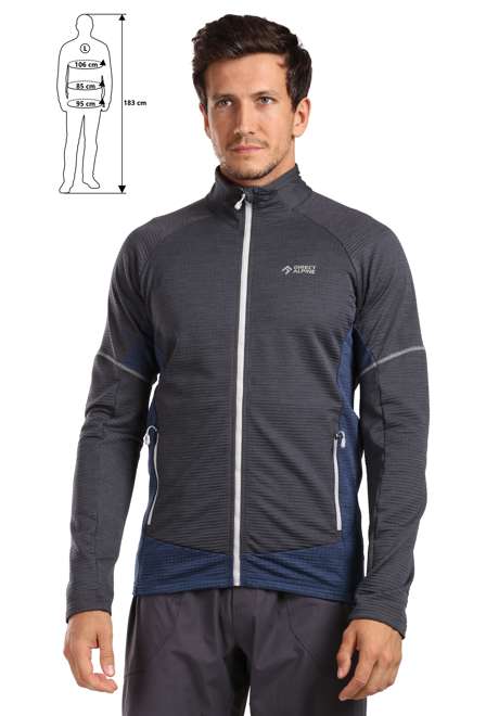Fotogalerie Herren-Fleece-Sweatshirt CIMA navy/anthracite