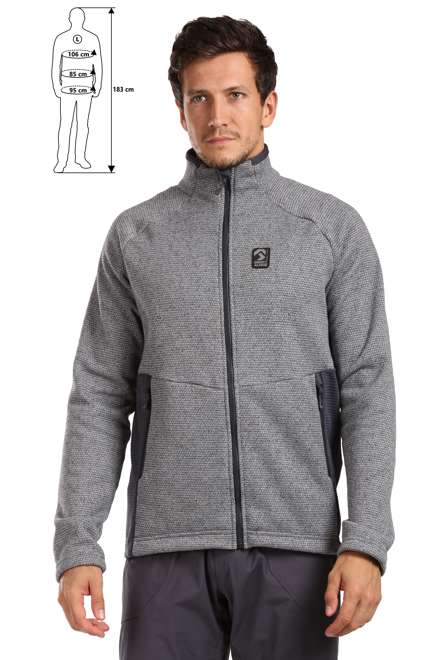Fotogalerie Outdoor-Sweatshirt für Herren ALASKA anthracite
