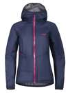 Fotogalerie Wasserdichte und ultraleichte Damen-Hardshelljacke CYCLONE LADY navy/orchid